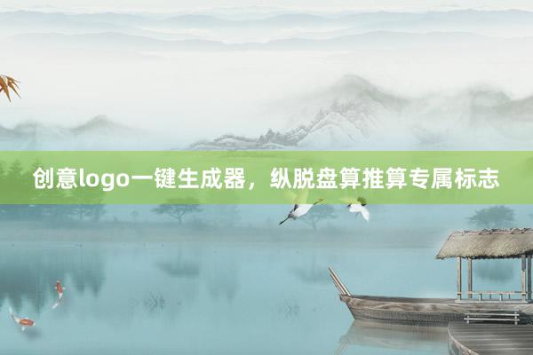 创意logo一键生成器，纵脱盘算推算专属标志